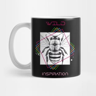 Bee Wild Nature Animal Illustration Art Drawing Mug